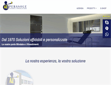 Tablet Screenshot of perasole.com